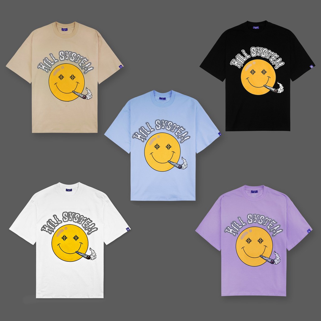[Mã WASKT304 giảm 15% tối đa 30K đơn 99K] [KILL SYSTEM] ÁO THUN KIST SMILE NHIỀU MÀU