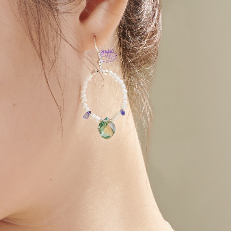 Bông Tai Sparkling Miracle Đá Thiên Nhiên Năng Lượng Nhiều Màu SP003419 Gypsy.lala