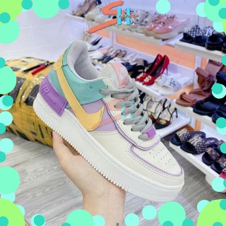 Giày nam nữ thể thao cổ thấp AIR FORCE 1,giày AF1 bảy màu trắng thời trang full box bill