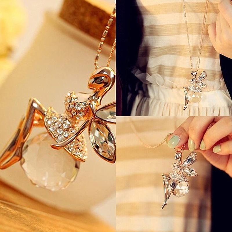 Vòng cổ Mặt Thiên Thần Thời Trang Cho Nữ