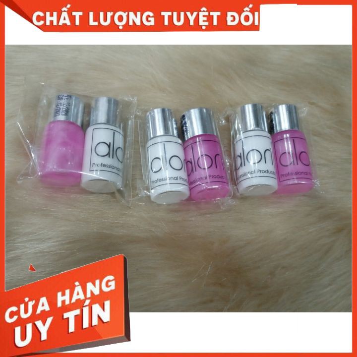 Thuốc uốn mi ALORI cặp chai trắng hồng  chính hãng  chất lượng tốt cao cấp mau xoăn giữ lâu mau khô dễ làm cho salon..