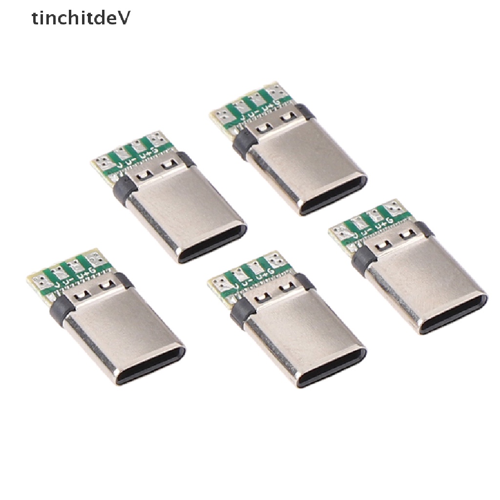 Set 5 Đầu Nối USB 3.1 Type C Cho Bảng Mạch PC DIY