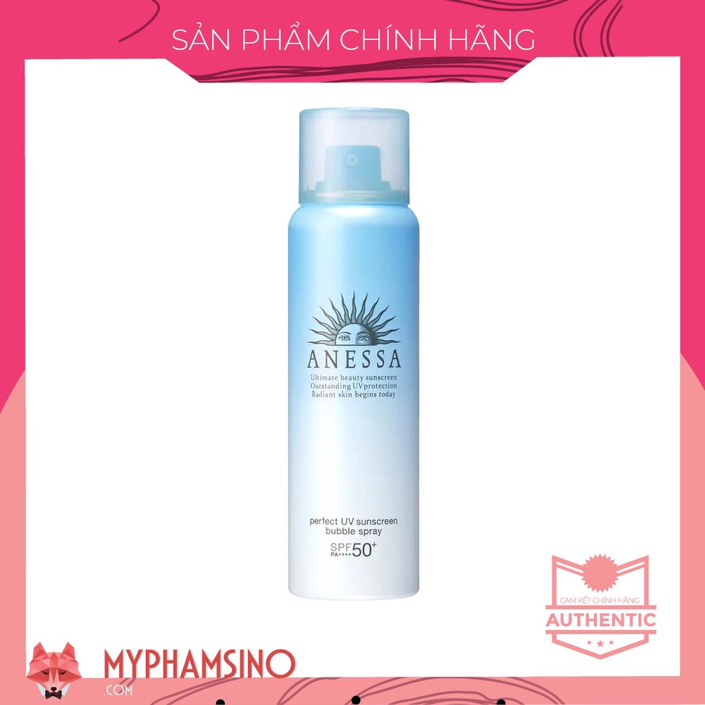 Xịt chống nắng Anessa Perfect UV Sunscreen Bubble Spray