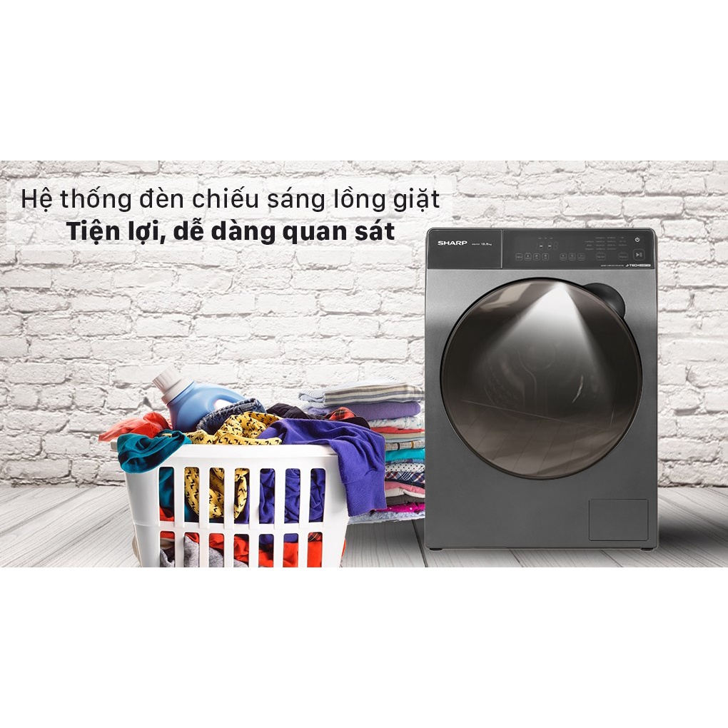 Máy giặt Sharp 8,5kg FK852EV-W / FK852SV-G