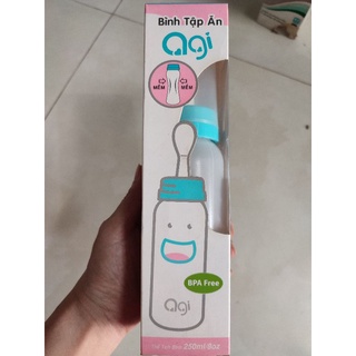 Bình tập ăn agi 250ml.