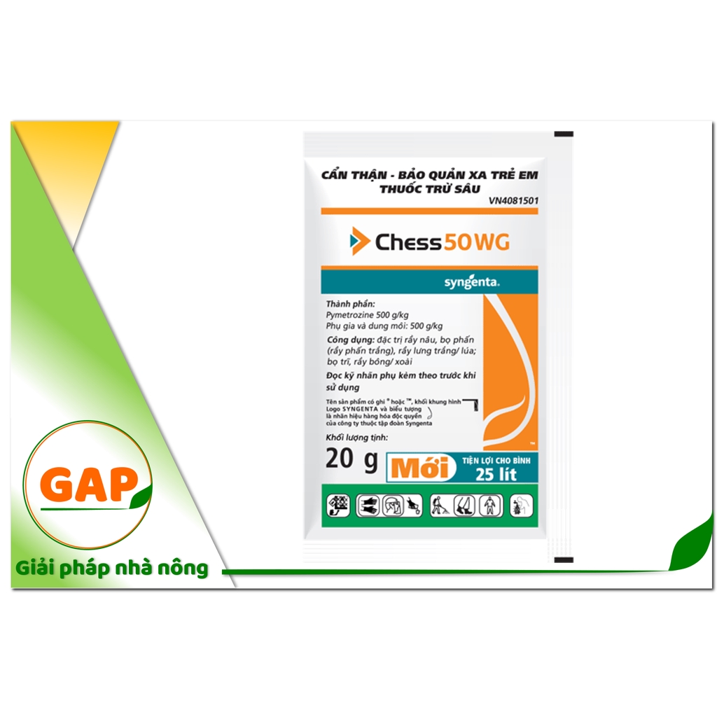 CHESS 50WG Gói 20g thuốc trừ rầy lưu dẫn mạnh