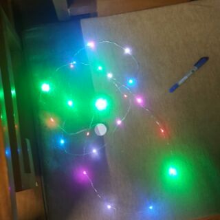Đèn led trang trí mini dùng pin dài 2 m