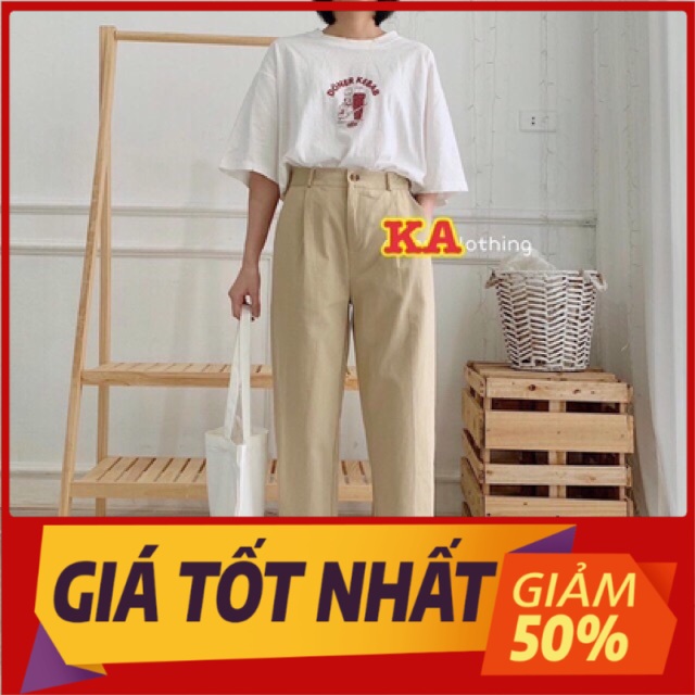 Quần Kaki ống rộng kiểu mới K&A, Áo thun nam nữ Xưởng May Bảo Phúc, áo thun đôi, phối sét cực chất