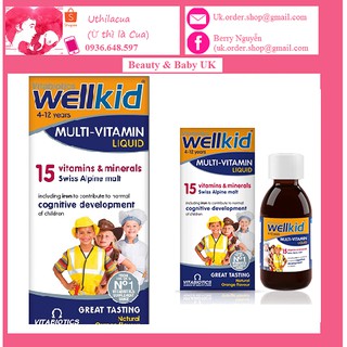 Wellkid bổ sumg vitamin tổng hợp cho bé 4-12 tuổi