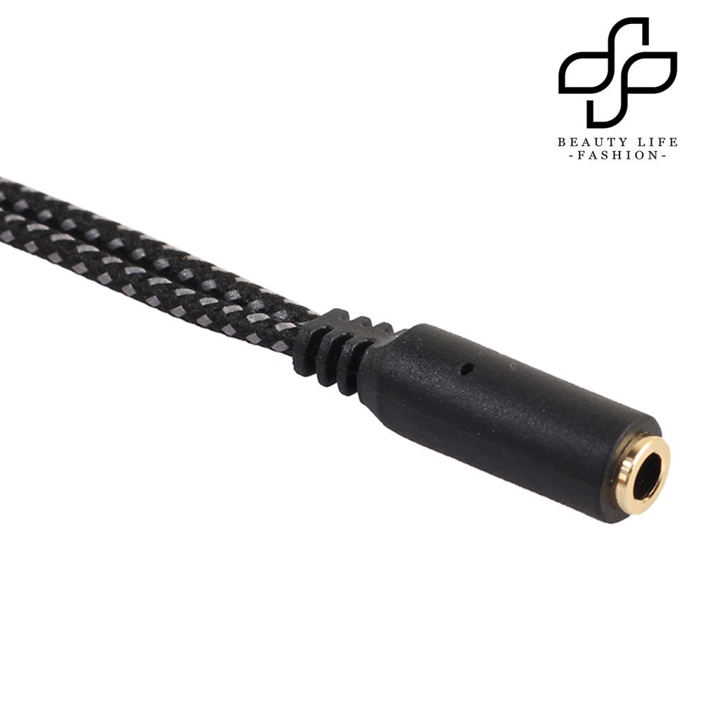 Cáp Chia Tai Nghe 2 Trong 1 Đầu Cắm 3.5mm