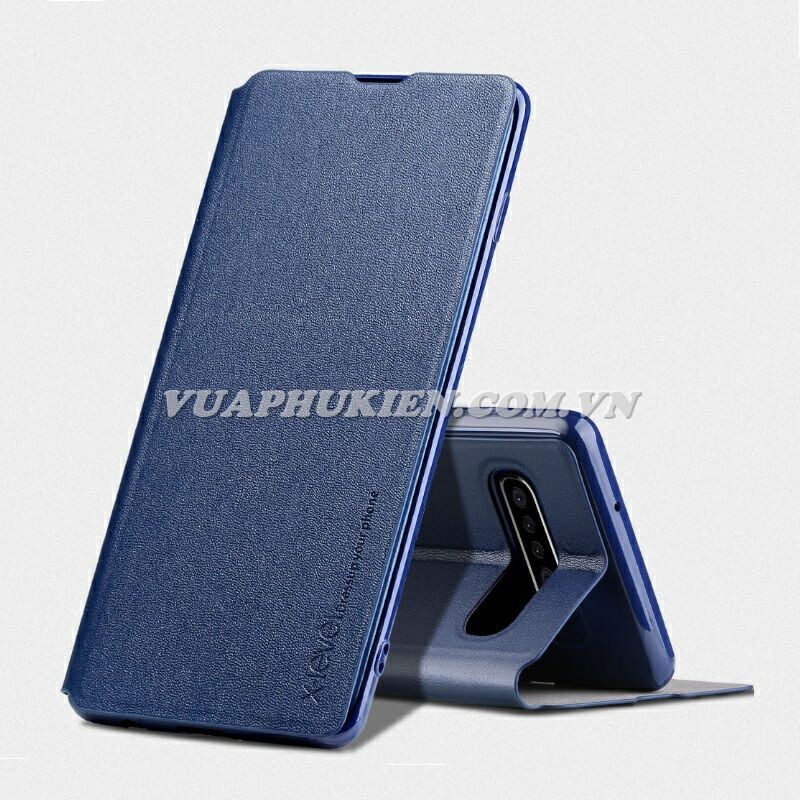 Bao da cho Samsung Galaxy S8, S9, S10, S8 Plus, S9 Plus, S10 Plus hãng FIBCOLOR PIPILU X-Level HongKong lưng Silicone