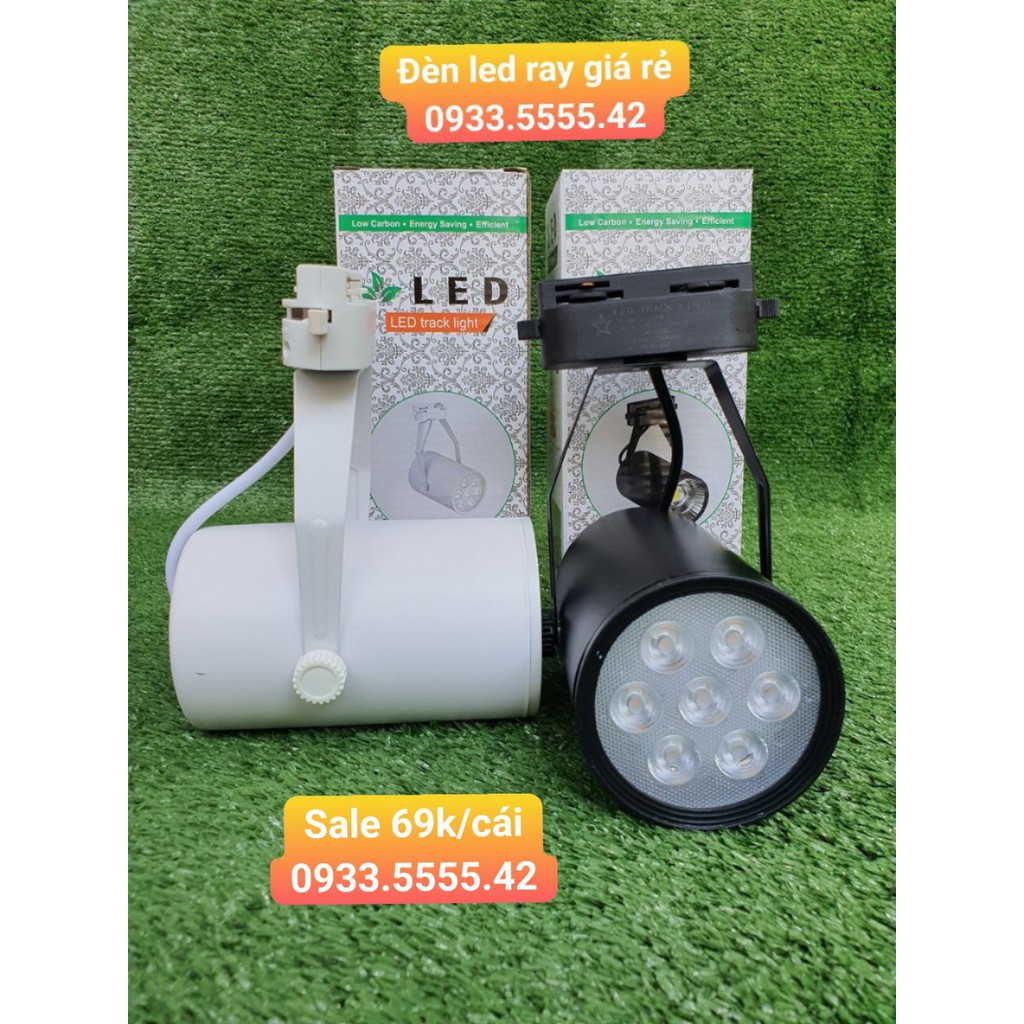 Đèn led rọi{ FREE SHIP]  có nhôm tản nhiệt tăng tuổi thọ 7w giá rẻ