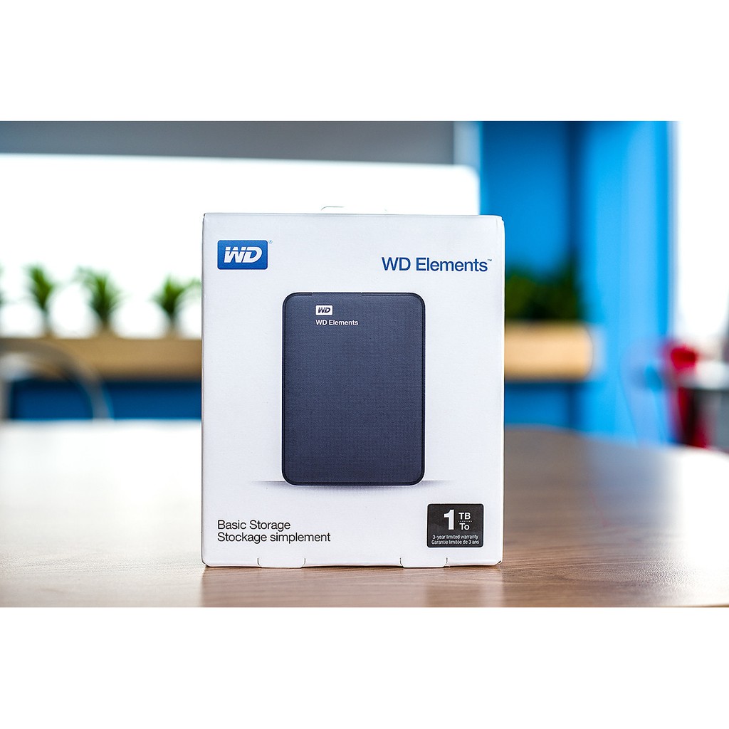 Ổ CỨNG DI ĐỘNG ELEMENTS DUNG LƯỢNG 250GB / 320GB / 500GB / 750GB / 1T (Bảo hành 36 tháng) | BigBuy360 - bigbuy360.vn