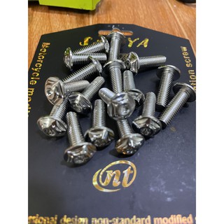 Ốc 8li25 Inox Salaya Dù 5 Cạnh đĩa mỏng