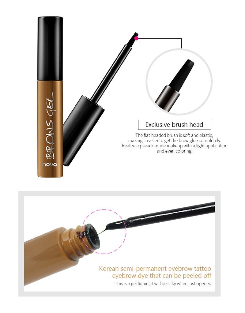 ☀☀☀ (Hàng Mới Về) Gel Xăm Chân Mày Novo Chống Thấm Nước Và Lâu Trôi Cao Cấp ☝☝☝ | BigBuy360 - bigbuy360.vn