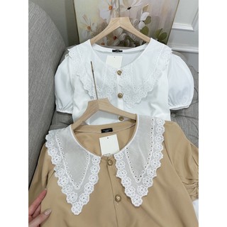 Váy Babydoll đũi cổ sen