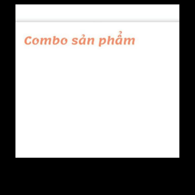 Combo sản phẩm