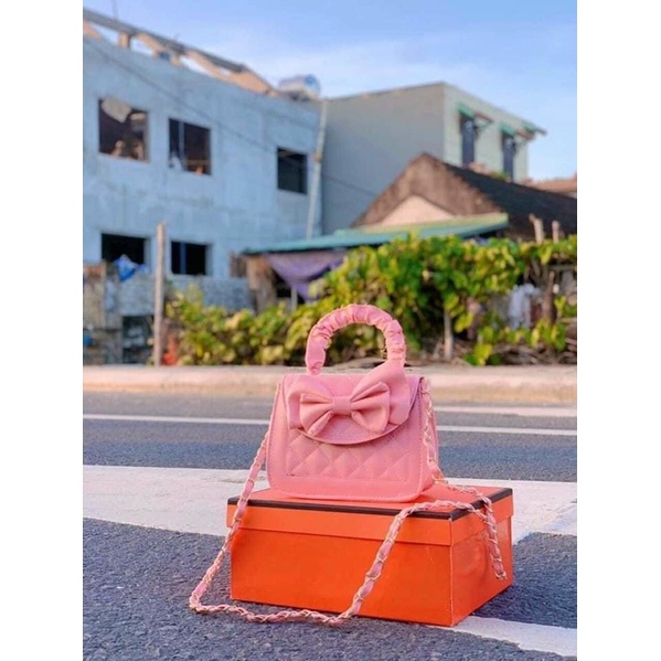 Túi đeo chéo, Túi xách nữ đính nơ