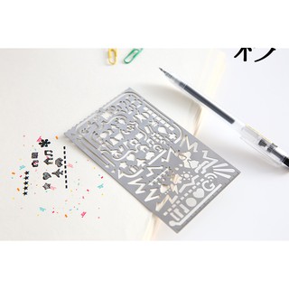 Khung icon kim loại cho planner, bujo