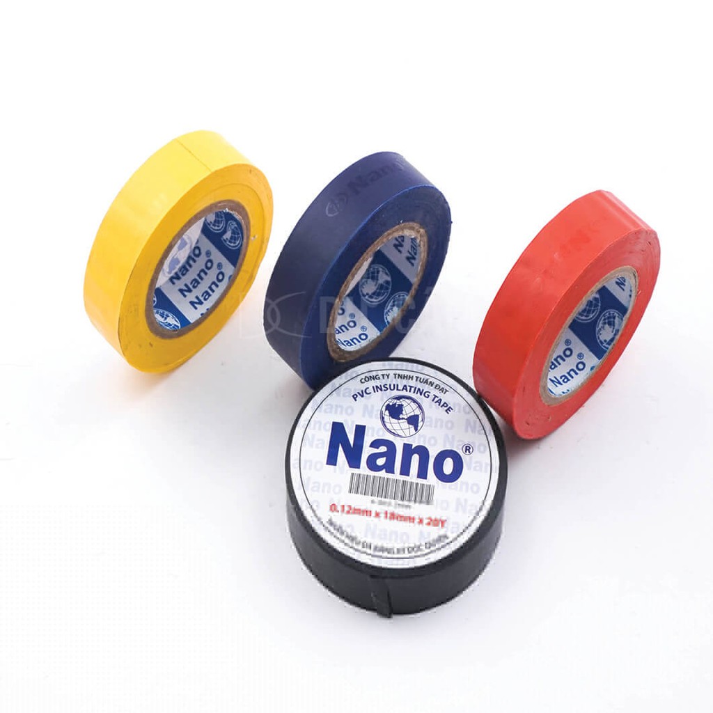 BĂNG DÍNH ĐIỆN NANO- SIÊU DÍNH CÁC MÀU- BẢN 1.8CM DÀI 5M/ 10M