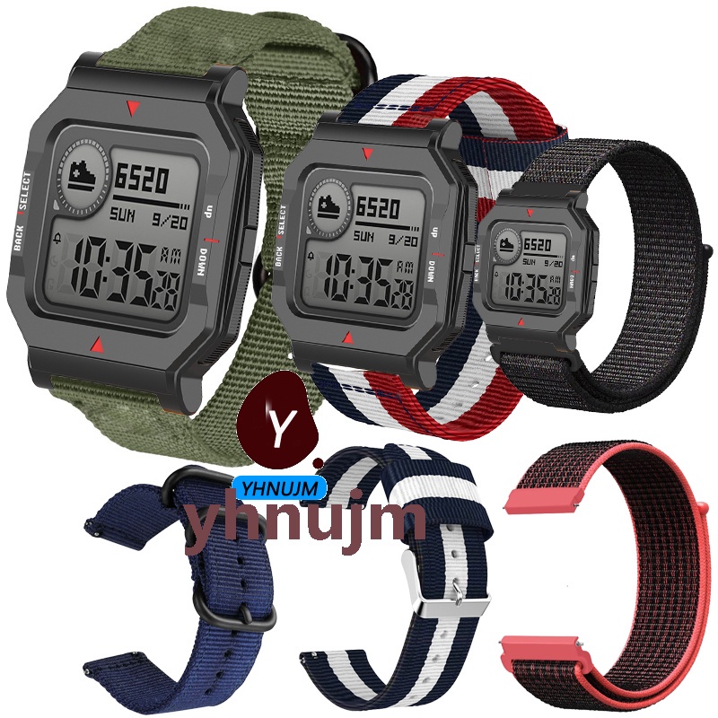 Dây đeo nylon thời trang thay thế cho đồng hồ huami amazfit neo