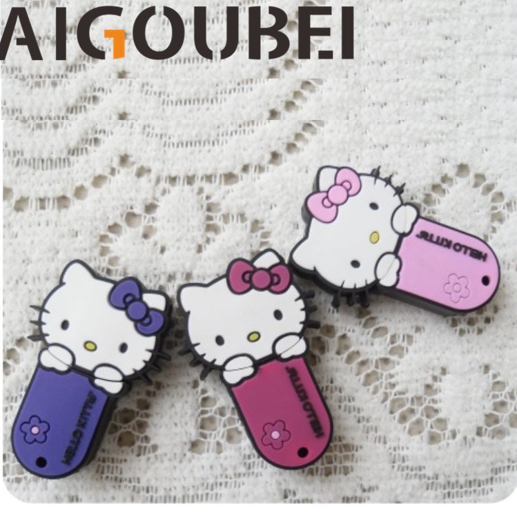 Usb 2.0 Silicone Hoạt Hình Hello Kitty Dễ Thương 1GB 2GB 4GB 8GB 16GB 32GB 64GB 128GB