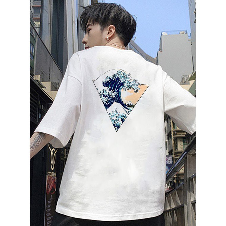 Áo thun unisex form rộng Nhật Bản đẹp độc lạ phong cách cá tính vải dày mịn 2019T2377