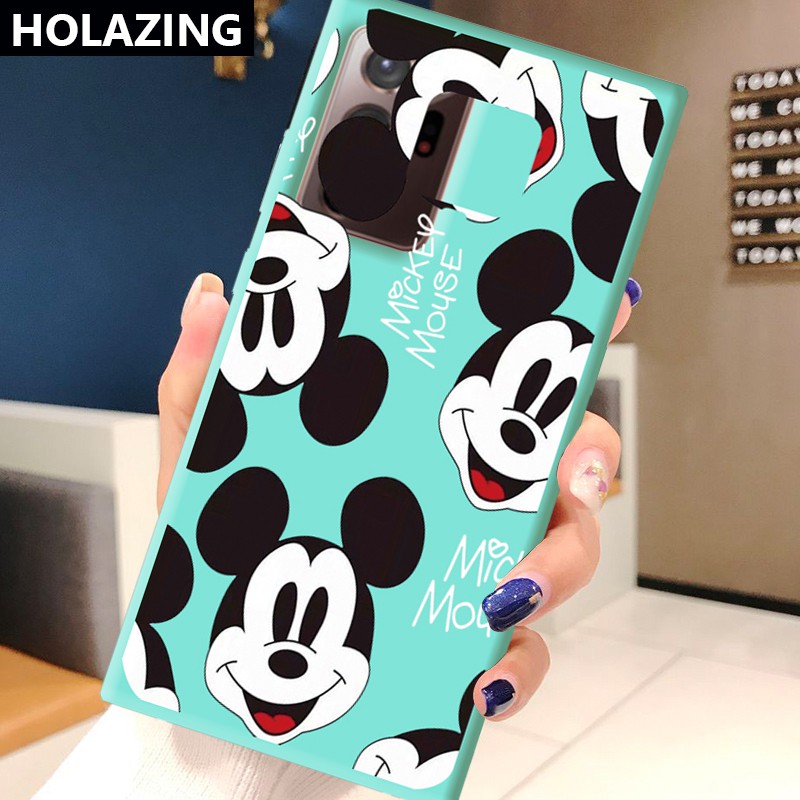 Samsung Galaxy A72 A52 5G A32 4G A12 A02S A21S A42 A31 iPhone6S Candy Color Phone Cases vỏ điện thoại Multi Mickey Soft Silicone Cover