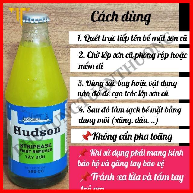 Chai Hóa Chất Tẩy Sơn Hudson 350gm