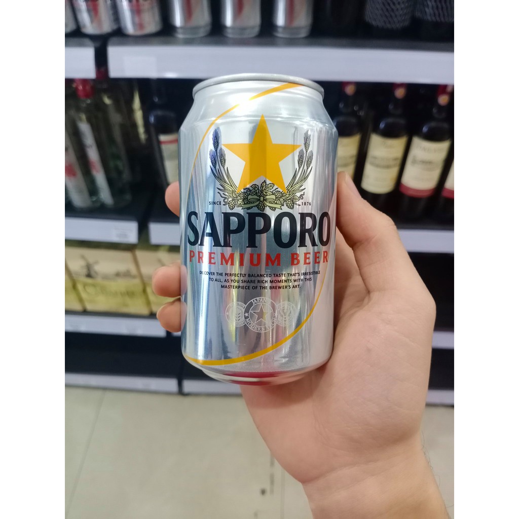 Bia lon Sapporo Premium Beer