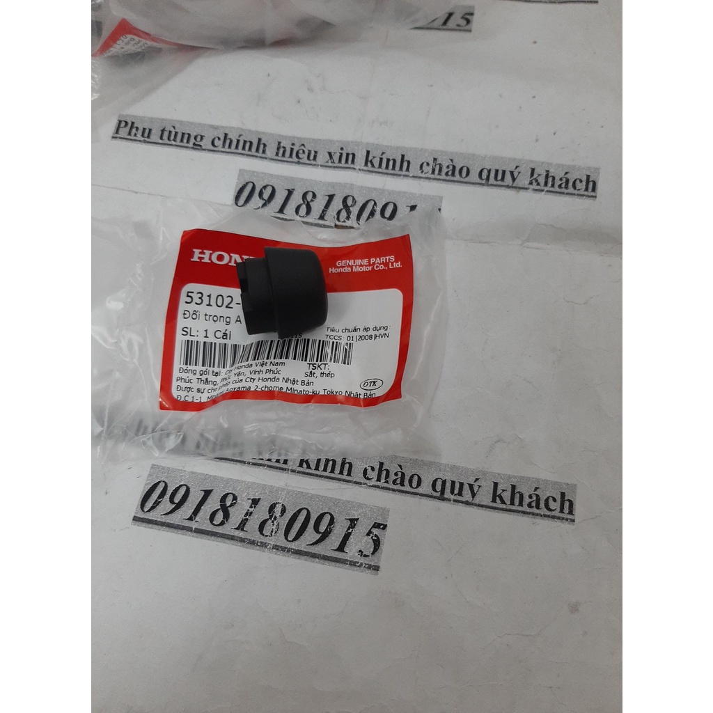 Đối trọng A gù tay lái ab 110 đầu nhỏ 2007 đến  2010 air blade honda
