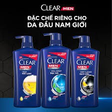 Dầu gội Clear Men sạch gàu và ngăn gàu 650gr