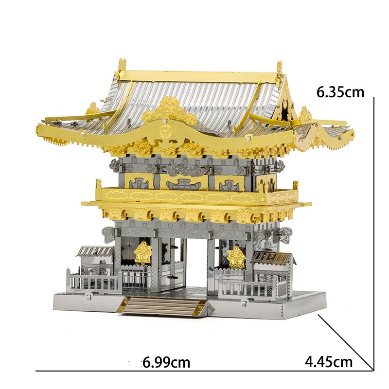 Mô Hình Lắp Ghép Kim Loại 3d Kiến Trúc truyền thống nhật bản