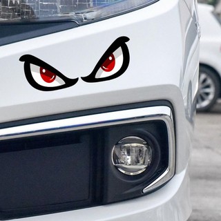 ❤❤ 3D Simulation Shark Pattern Sticker Eye Rearview Mirror Car Reflective Sticker Motorcycle