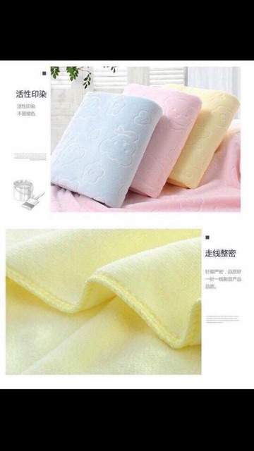 Khăn tắm in hình xuất nhật - giao màu, mẫu ngẫu nhiên