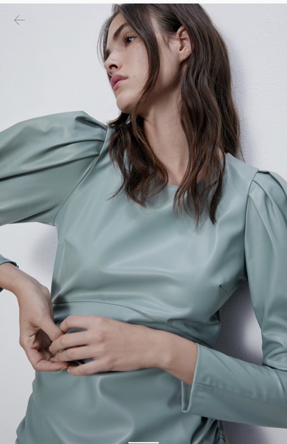 Váy da Zara auth canh sale, kèm ảnh thật