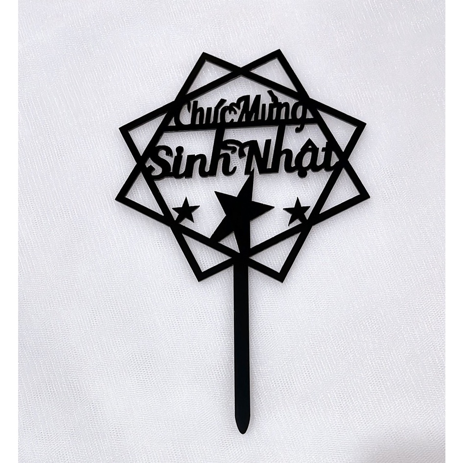 Set 10 mica Chúc mừng sinh nhật