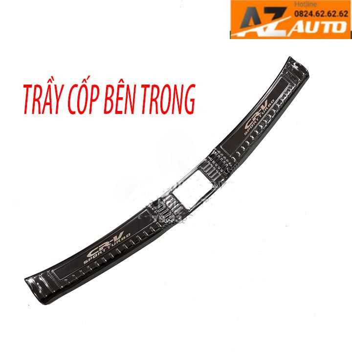 Ốp Chống trầy cốp HONDA CRV 2018 - 2022 vân titan cao cấp