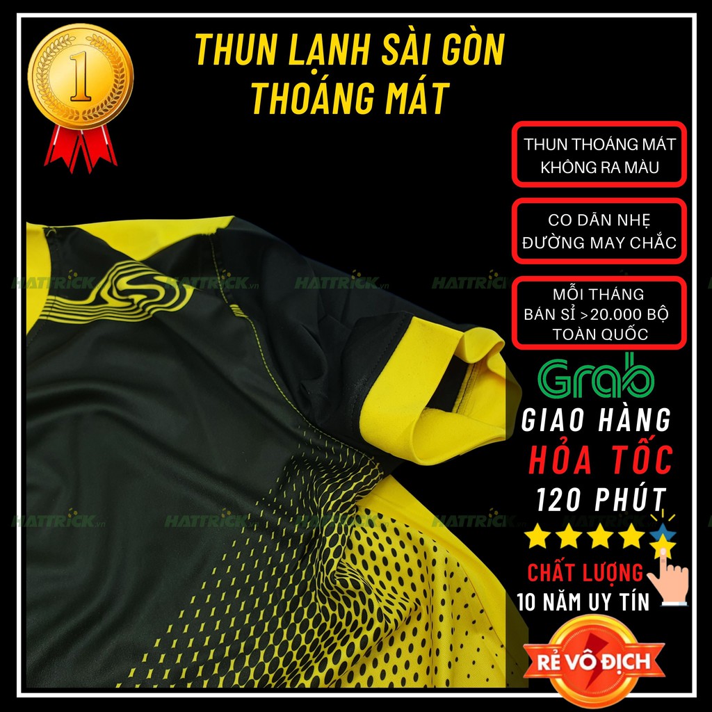 Áo t90 vàng, đồ đá banh đá bóng không logo (45kg - 78kg), thun lạnh Sài Gòn thoáng mát, chất lượng