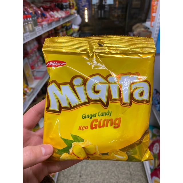 COMBO 5 GÓI KẸO GỪNG MIGITA - gói 70gr
