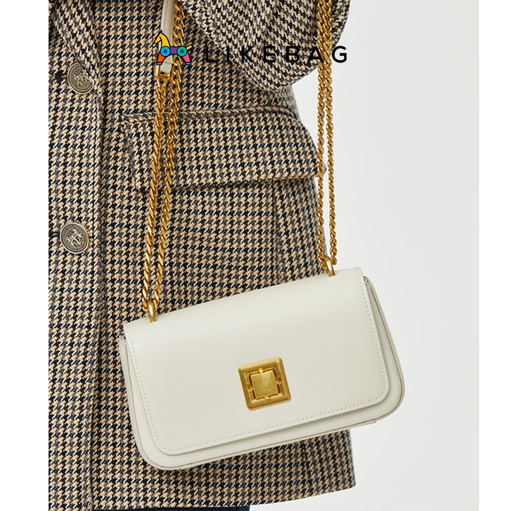 Túi đeo chéo nữ, kẹp nách thời trang LIKEBAG khóa chốt kim loại sang trọng 221XK5988 - LIBAGI