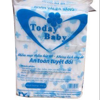 Khăn vải đa năng today baby 300 tờ