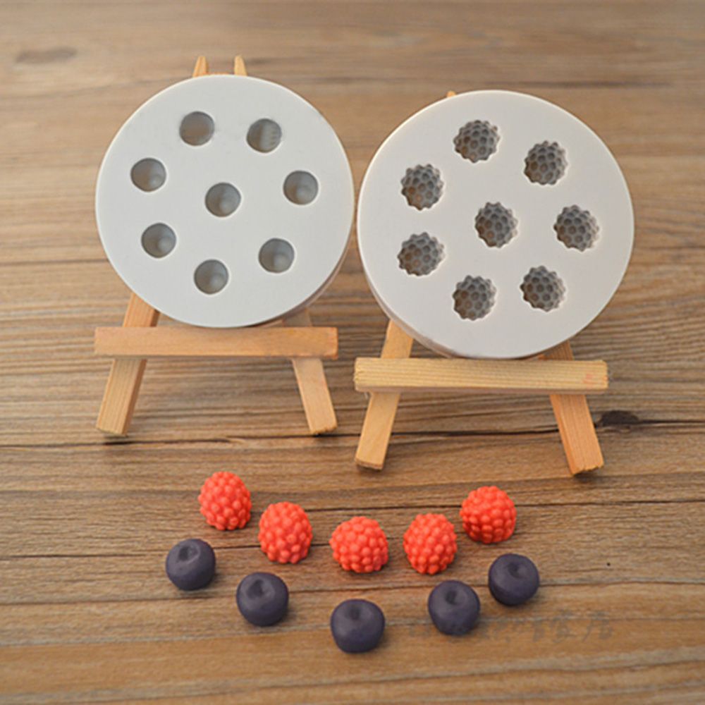 Khuôn Silicon Làm Bánh / Sô Cô La Hình Quả Việt Quất Xinh Xắn