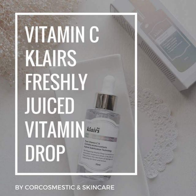 Tinh chất trắng da mờ thâm viamin C Klairs Freshly Juice Vitamin Drop - LAMII BEAUTY