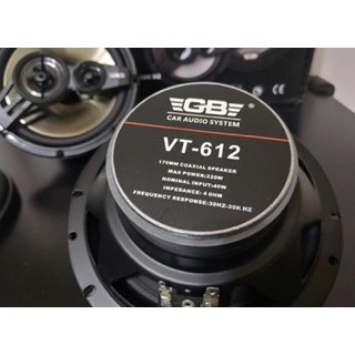 Loa GB VT612  LOA ĐỒNG TRỤC LOA CÁNH CỬA Ô TÔ GB VT-612 ÂM THANH CHẤT LƯỢNG CAO - 3 đường tiếng