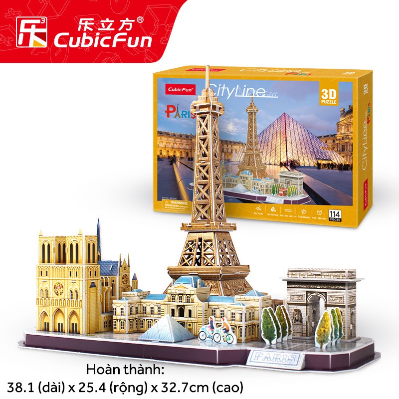 Mô hình lắp ghép giấy 3D CubicFun - Mô hình thành phố CityLines Series