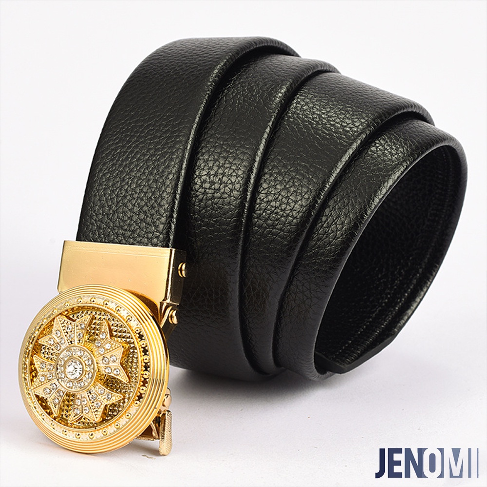 Thắt lưng mặt xoay nam, Thắt lưng nam cao cấp thời trang dây nịt da khóa tự động