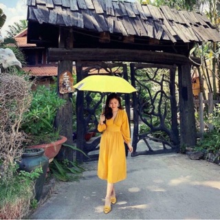Váy maxi cổ v [ sale 3xx chỉ còn #250k tri ân khách hàng ]