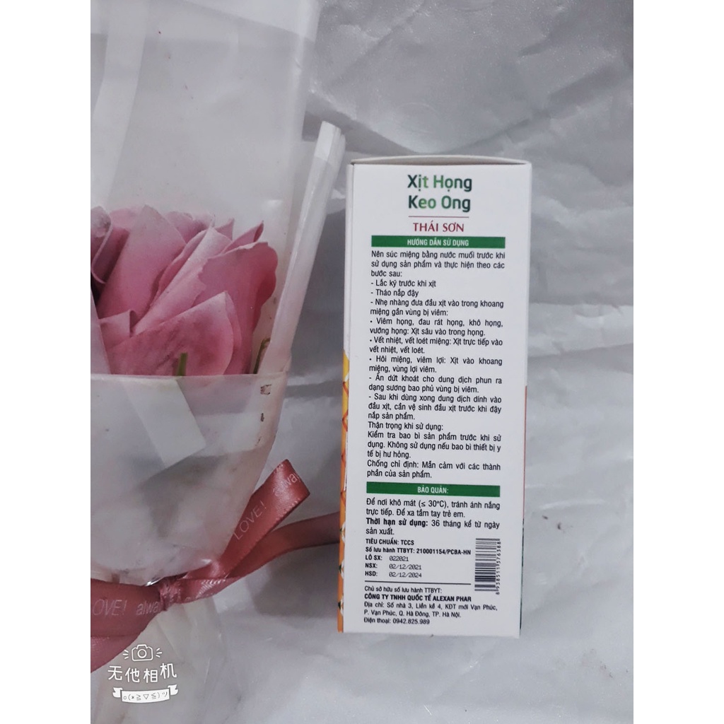 Xịt họng keo ong xuyên tâm liên, giúp kháng khuẩn, giảm viêm họng, viêm lợi; giảm ho khan, ho có đờm, rát họng