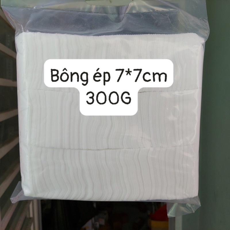 Bông Gòn Ép Miếng Cắt Sẵn 7x7 cm, Bông Y Tế Cắt Sẵn, Bông tẩy trang